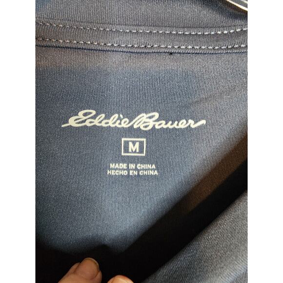 Eddie Bauer Long Sleeve Tee UPF50, Dark Blue, NWT, Medium - Picture 3 of 5